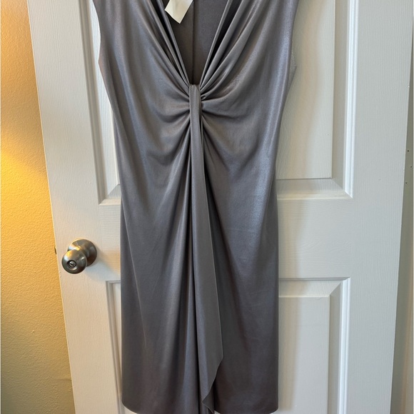 RN Convertable Dress, Large, Silvery Gray, NWT - Picture 1 of 7